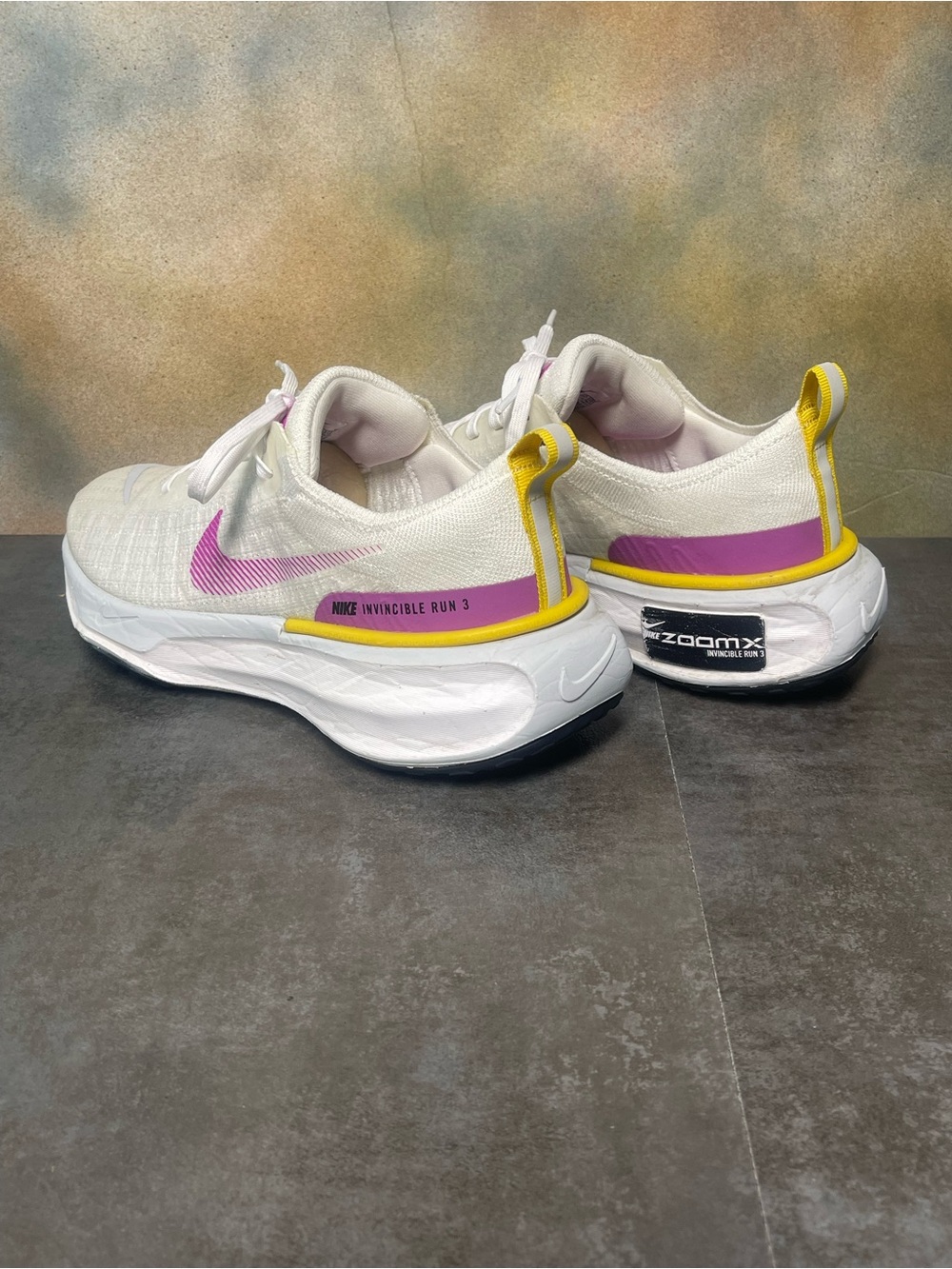 Nike ZoomX Invincible Run 3 Women’s White/Purple Sneakers Size 8.5 - Picture 10 of 16